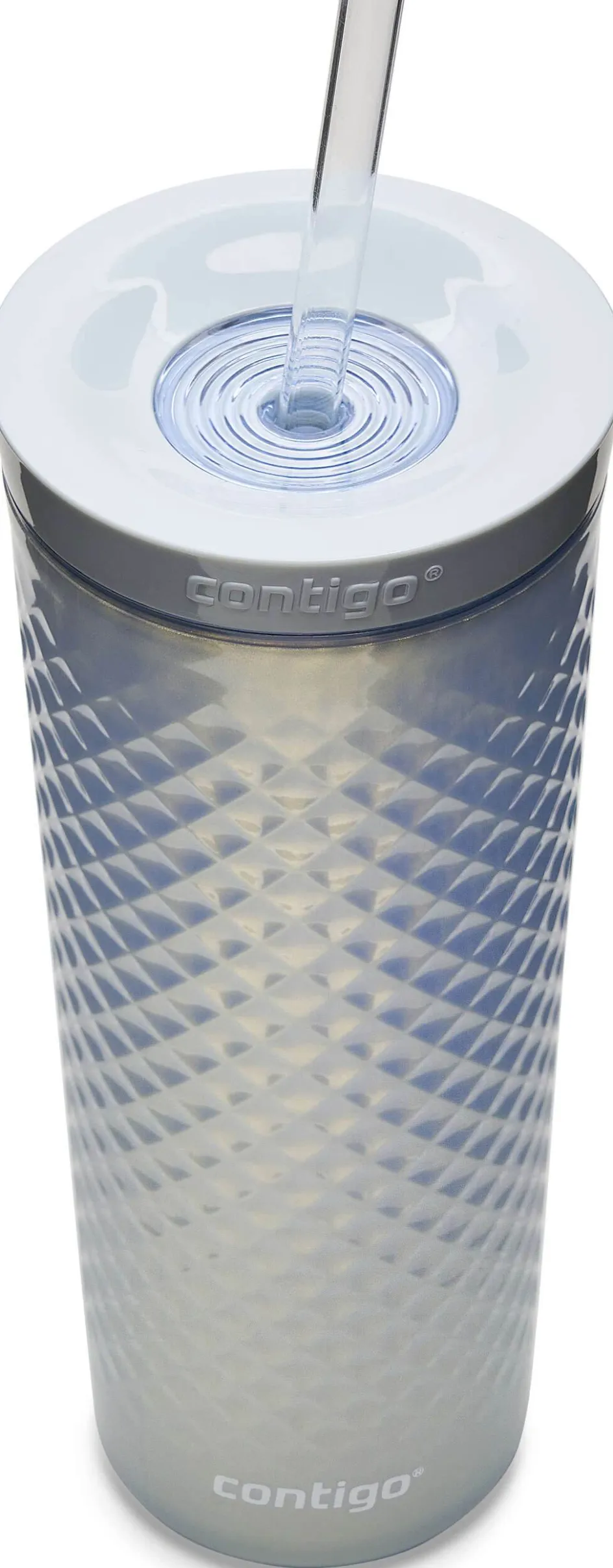 Clearance Contigo Autoclose Drikkeflaske m. Sugerør 590 ml, Macaroon