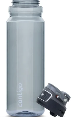 Outlet Contigo Free Flow Drikkeflaske 1 L, Mørkegrå