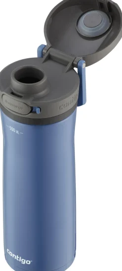 Discount Contigo Jackson Chill Drikkeflaske 590 ml, Metalblå