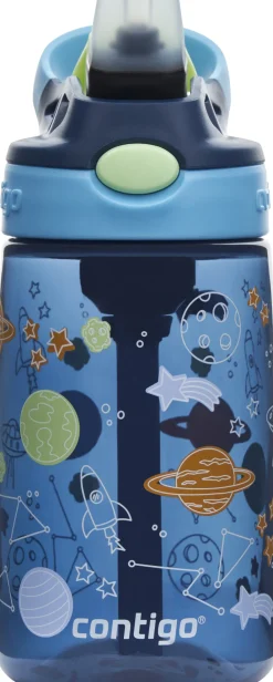 New Kids Easy Clean Drikkeflaske m. Sugerør 420 ml, Børn Drikkedunke Til Børn|Opbevaring Til Køkkenet