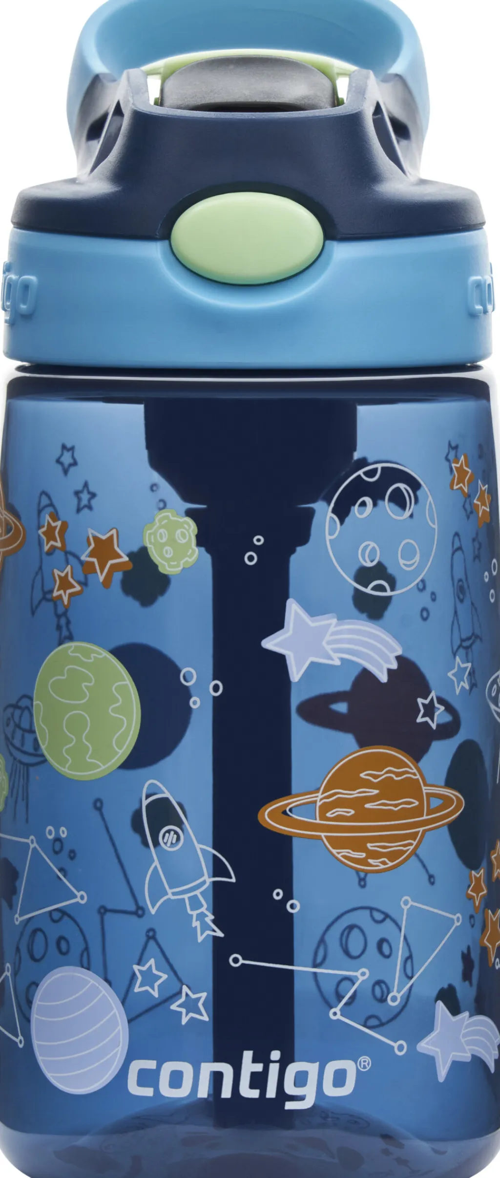 New Kids Easy Clean Drikkeflaske m. Sugerør 420 ml, Børn Drikkedunke Til Børn|Opbevaring Til Køkkenet