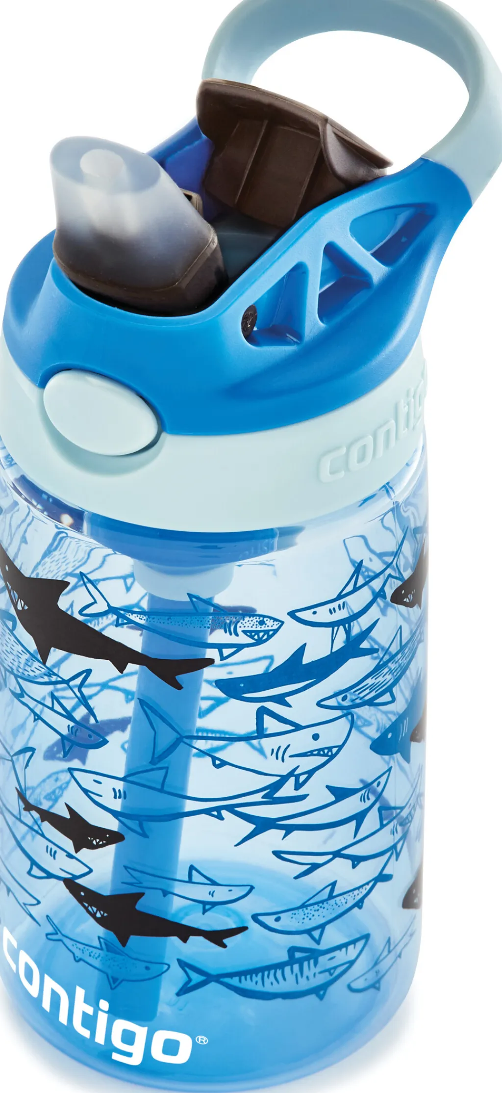 Clearance Kids Easy Clean Drikkeflaske m. Sugerør 420 ml, Børn Drikkedunke Til Børn|Opbevaring Til Køkkenet