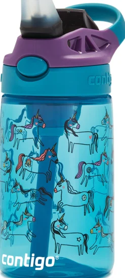 Sale Kids Easy Clean Drikkeflaske m. Sugerør 420 ml, Børn Drikkedunke Til Børn|Opbevaring Til Køkkenet