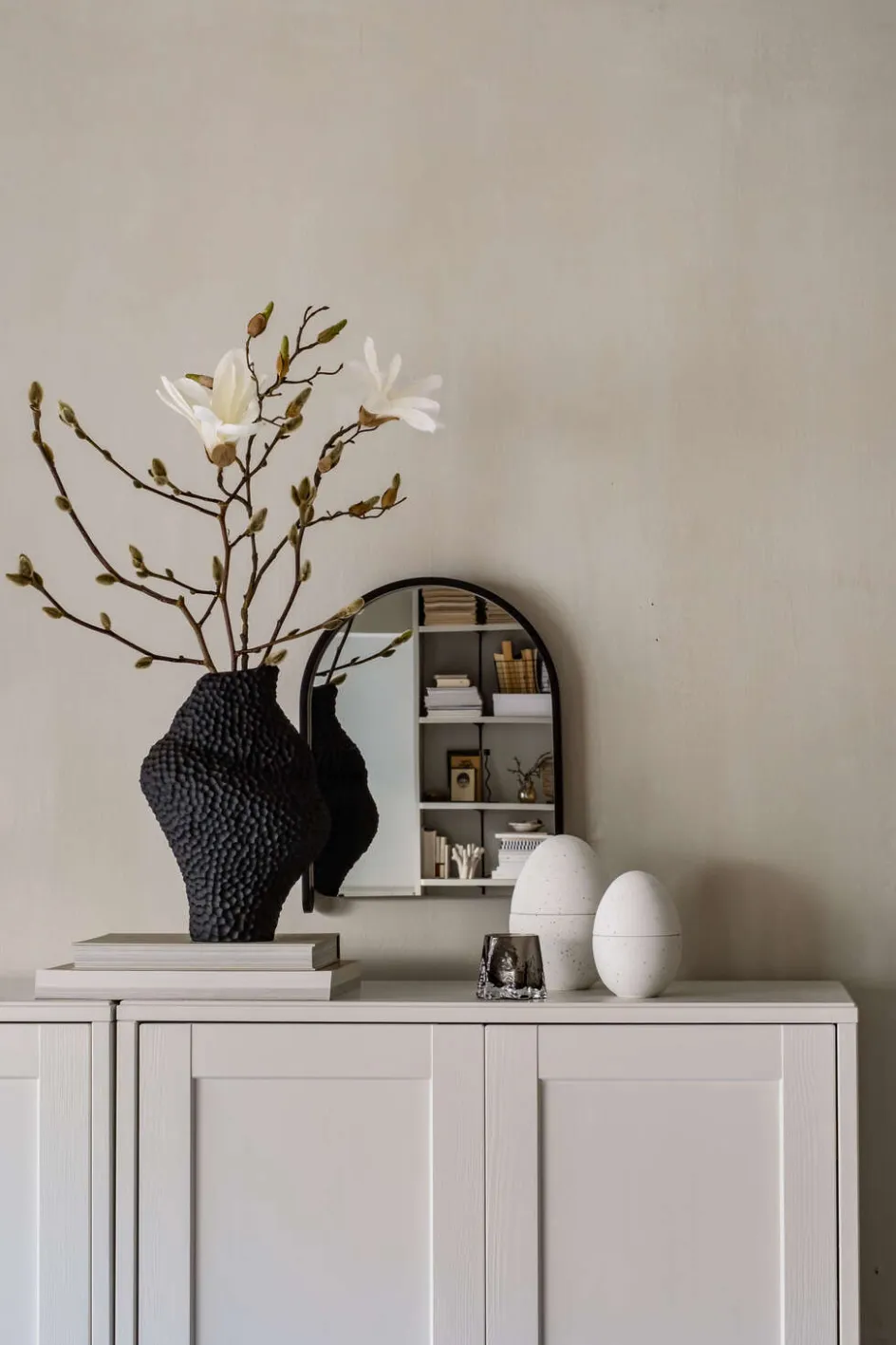 Sale Cooee Design Isla Vase H, Sort