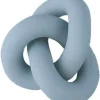 New Cooee Design Knot Table Skulptur 19 cm, Pale Blue