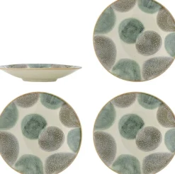 Hot Creative Collection Bethany Tallerken 4 stk. 13,5 cm, Multi