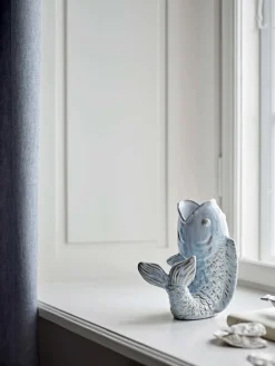 Clearance Creative Collection Hiro Vase H21 cm, Blå