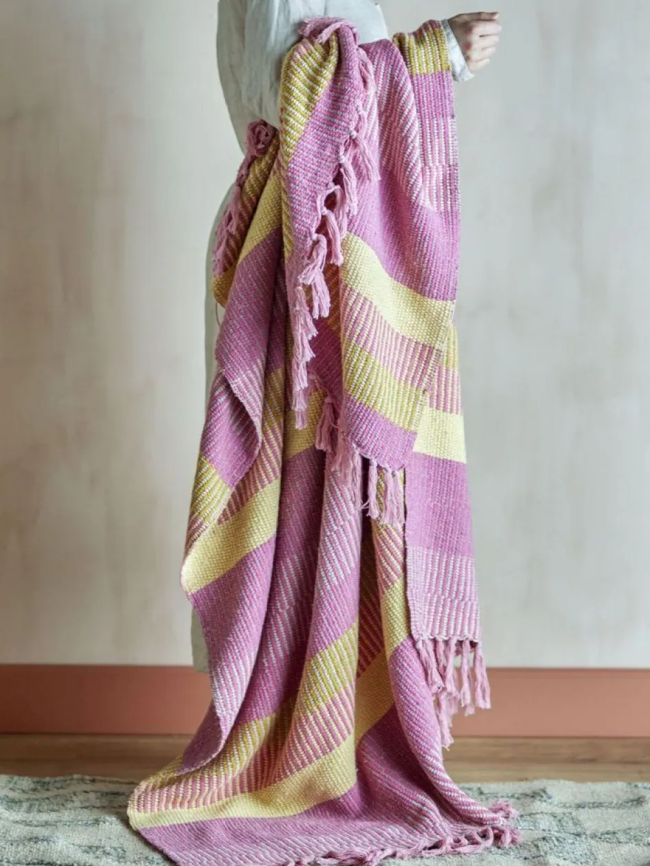 Creative Collection Isnel Plaid 130x160 cm, Pink