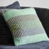 Sale Bloomingville Creative Collection Isnel Pude 45x45 cm, Grøn/Blå