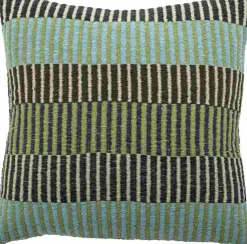 Sale Bloomingville Creative Collection Isnel Pude 45x45 cm, Grøn/Blå