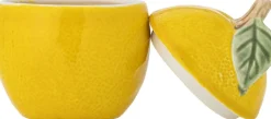 Creative Collection Opbevaring Til Køkkenet|Opbevaringskrukker Og -Glas > Limone Krukke m. Låg H12 cm, Gul