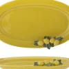 Best Creative Collection Limone Serveringsfad 36 cm, Gul