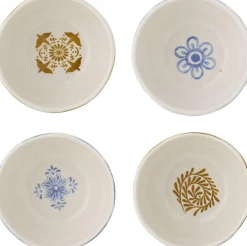 Hot Creative Collection Milton Skål 4 stk. Ø10,5 cm, Blå