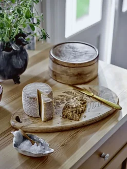 Creative Collection Småopbevaring Og Organisering > Moya Krukke m. Låg H9,5 cm, Mangotræ