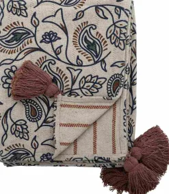 Sale Paisley Plaid 130x160 cm, Multi Plaider Og Tæpper