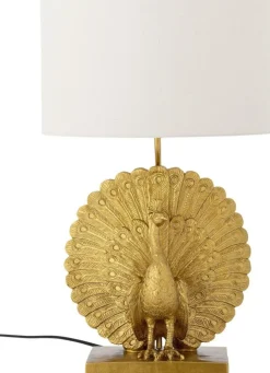 Outlet Peacock Bordlampe H58,5 cm, Guld Bordlamper