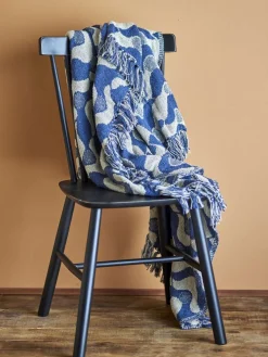 Best Santena Plaid 130x160 cm, Blå Plaider Og Tæpper
