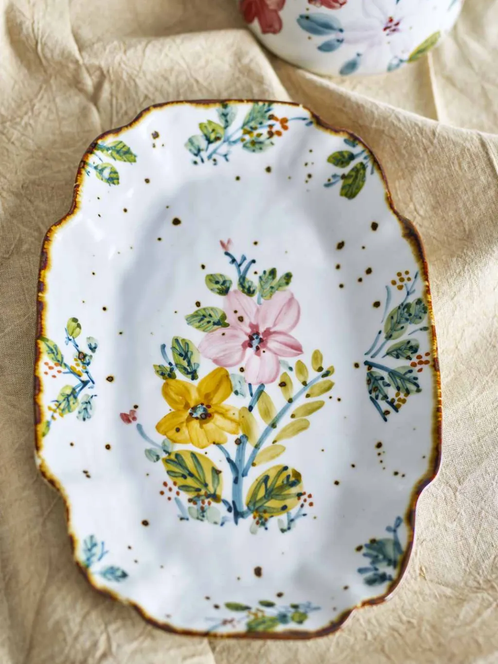 Online Creative Collection Savina Serveringsfad 31 cm, Multi Fade