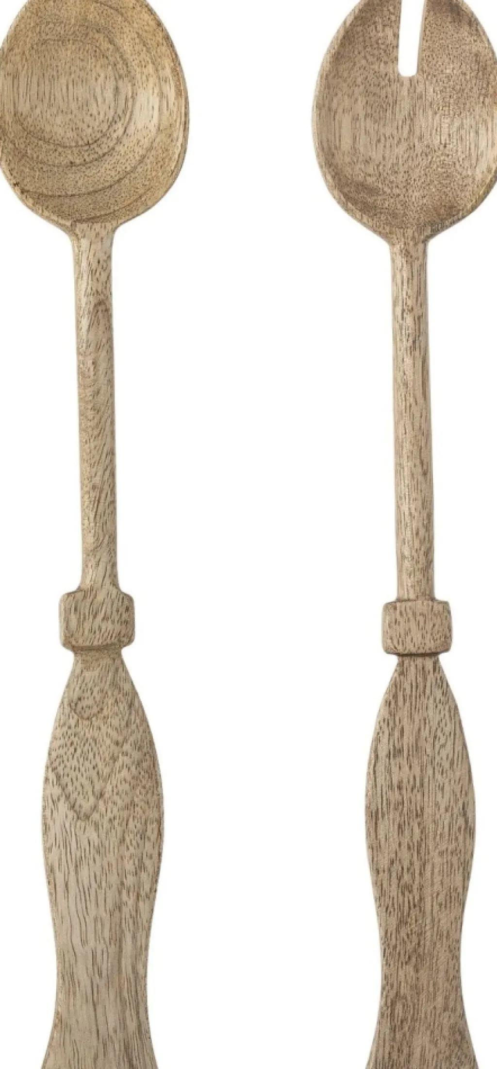 Bloomingville mini Serveringsbestik > Creative Collection Seva Salatbestik 2 Dele 29 cm, Mango