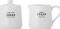 Best Creative Collection Wendy Flødekande og Sukkerskål, Hvid