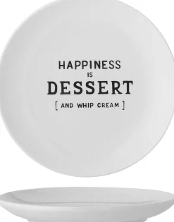 Creative Collection Desserttallerkener > Wendy Tallerken 15 cm, Happiness Is Dessert (And Whip Cream)
