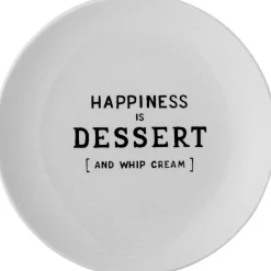 Creative Collection Desserttallerkener > Wendy Tallerken 15 cm, Happiness Is Dessert (And Whip Cream)