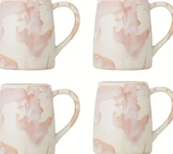Discount Creative Collection Winnie Krus 4 stk. 37 cl, Beige/Lyserød