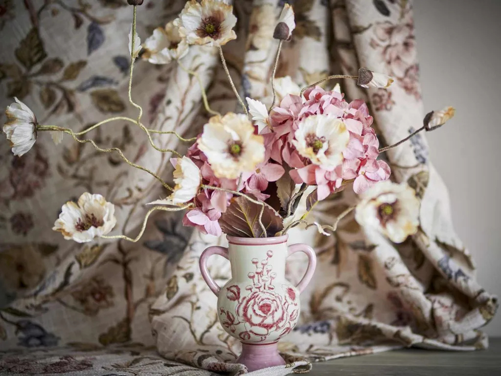 Alea Vase H21 cm, Rosa Vaser