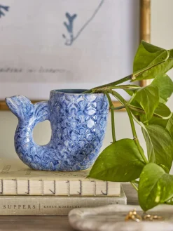 Discount Creative Collection Ariella Vase H12 cm, Blå