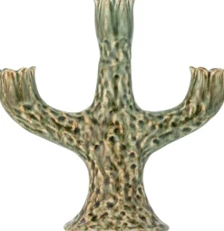 Outlet Creative Collection Cyrill Lysestage H21 cm, Grøn