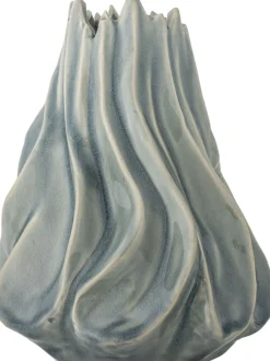 Dilara Vase H18 cm, Blå Vaser