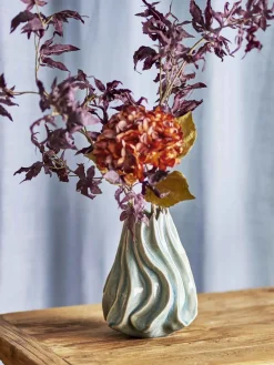Dilara Vase H18 cm, Blå Vaser