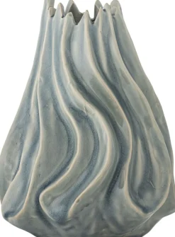 Dilara Vase H18 cm, Blå Vaser