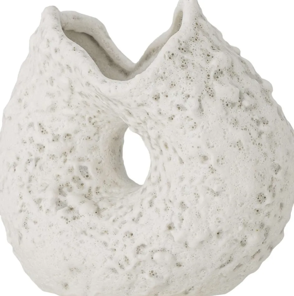 Outlet Creative Collection Fianna Vase H12 cm, Hvid