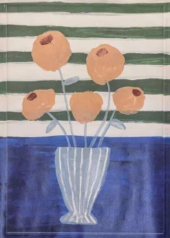 Clearance Creative Collection Florinda Illustration m. Ramme 50x70 cm, Blå