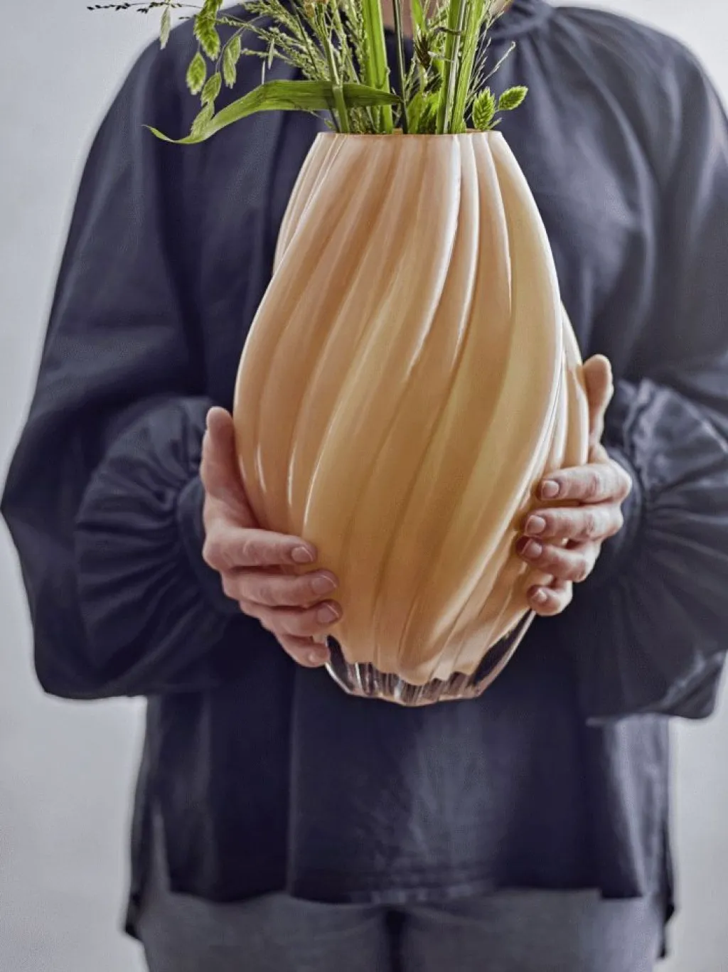 Creative Collection Vaser > Kanji Vase H30 cm, Natur