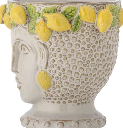 Creative Collection Stue|Urtepotter Og Krukker > Limone Urtepotteskjuler H16 cm, Gul