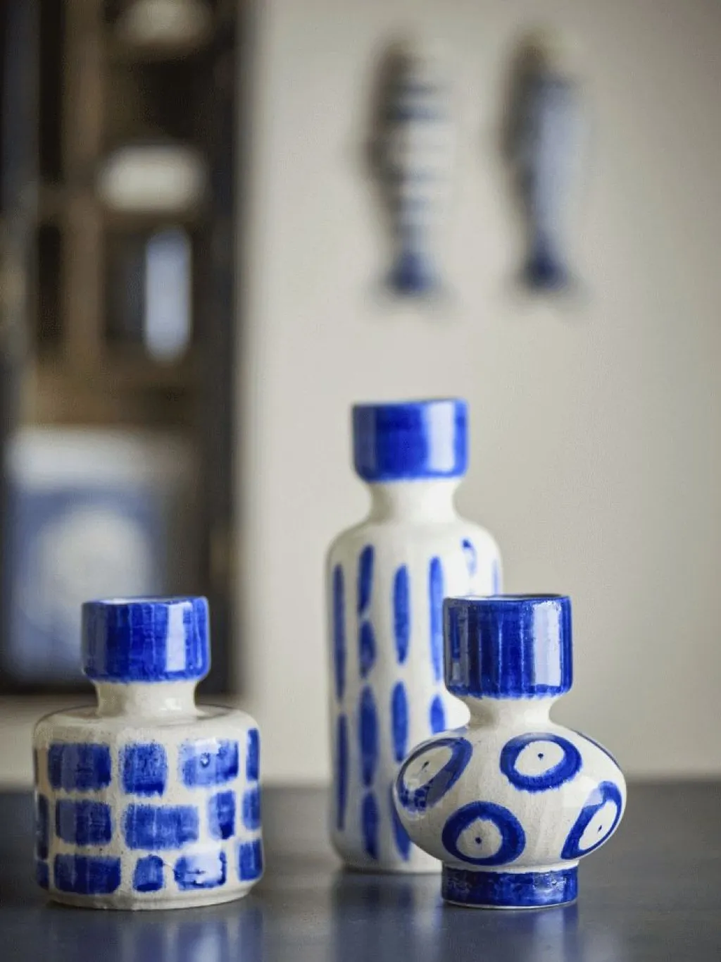 Sale Romane Vase 3 stk, Blå Vaser