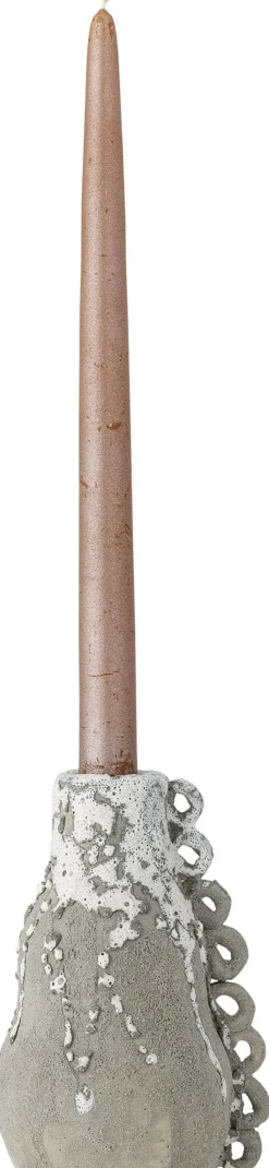New Souri Lysestage H15,5 cm, Grå Lysestager