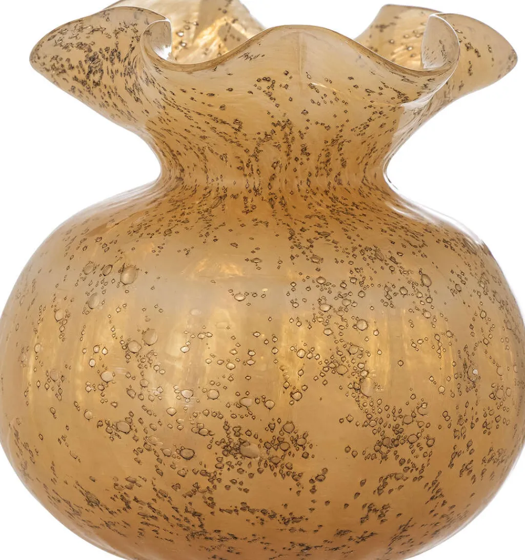 Thebe Vase H12 cm, Orange Stue|Vaser