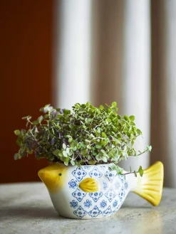 Bloomingville Urtepotter Og Krukker > Creative Collection Wrenna Urtepotteskjuler H9 cm, Multi