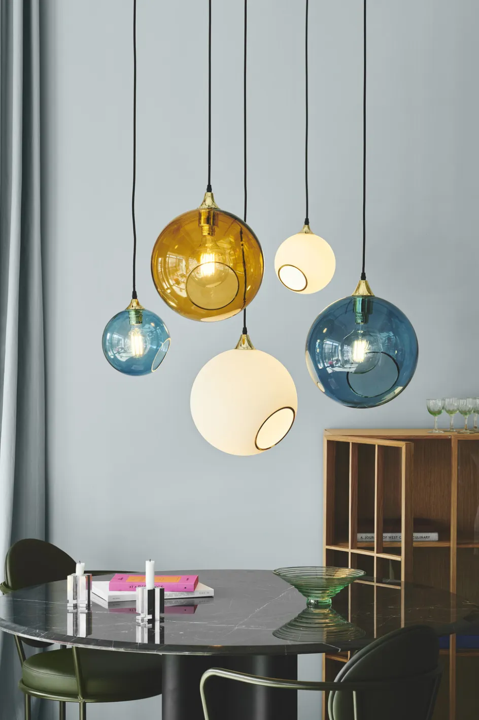 Online Design By Us Ballroom Pendel ?32 cm, Amber