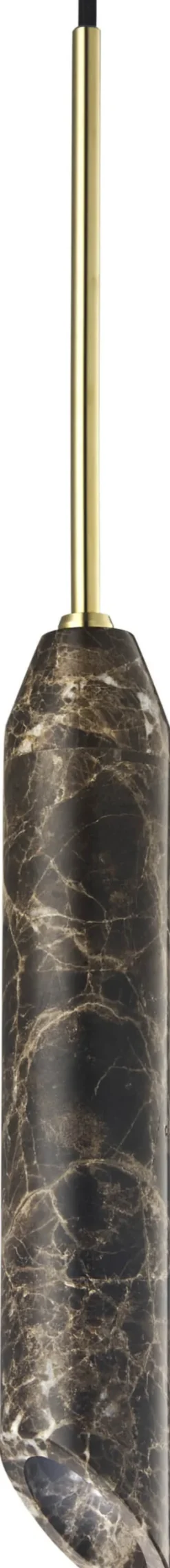 Hot Design By Us Marble Art Pendel H30 cm, Brun