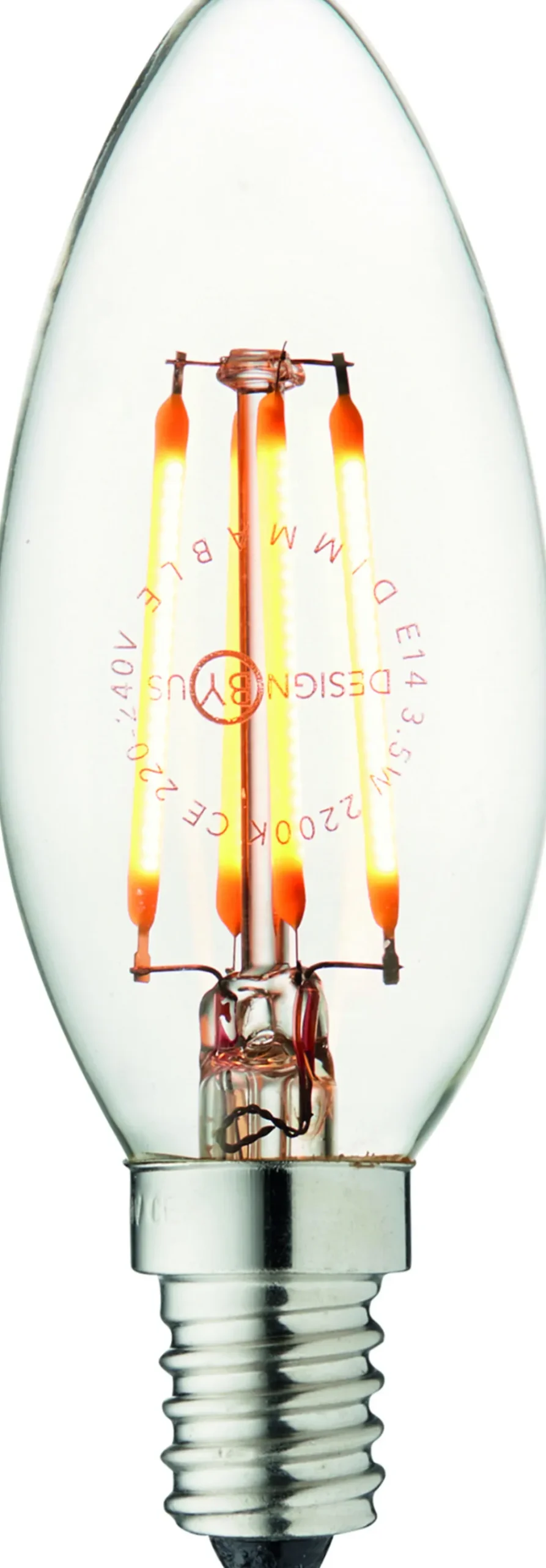 Design By Us E14 Led-Pærer > Pære LED E14 3,5W Dæmpbar, Klar