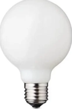 Design By Us E27 Led-Pærer > Pære LED E27 5W Dæmpbar Ø80, Milky