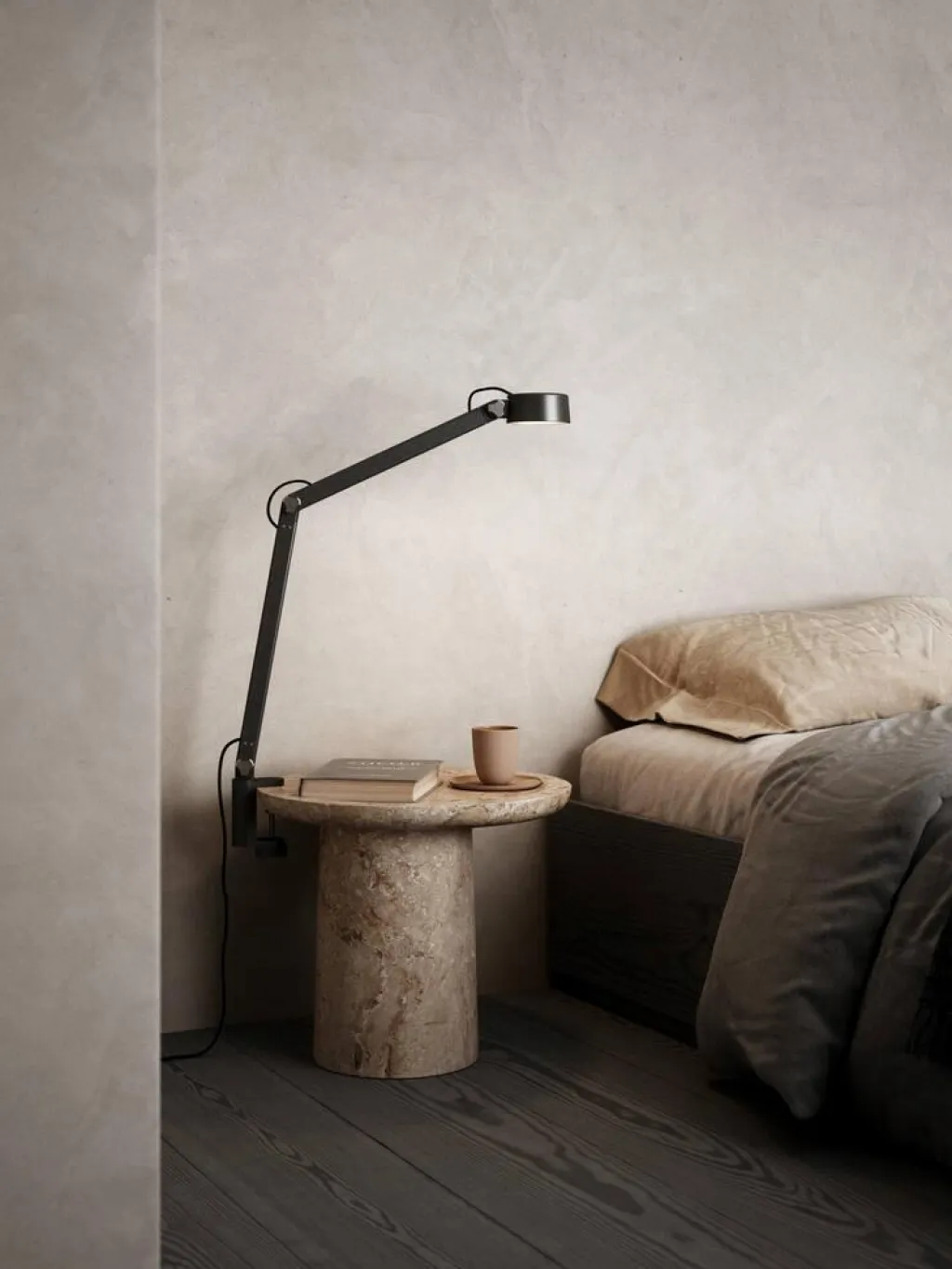 Nobu Bordlampe LED H47 cm, Sort Lamper Til Kontoret|Lamper Til Soveværelset