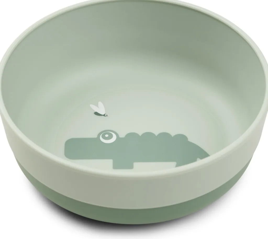Best Croco Skål Ø12,5 cm, Grøn Børn Børneskåle