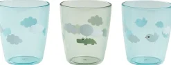 Outlet Done By Deer Happy Clouds Yummy Glas 3 stk. 120 ml, Grøn