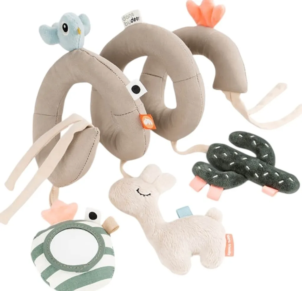 Børn Done By Deer Musikuroer Og Aktivitetsophæng|Baby- Og Småbørnslegetøj > Lalee Aktivitetsspiral, Sand