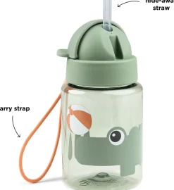 Børn Done By Deer Drikkedunke Til Børn|Opbevaring Til Køkkenet > Playground Drikkedunk m. Sugerør 280 ml,